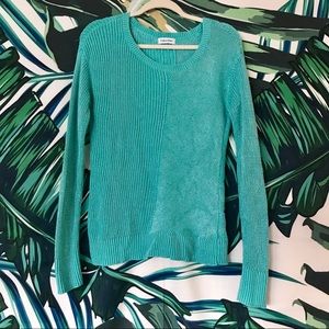 Calvin Klein Turquoise and Silver Sweater